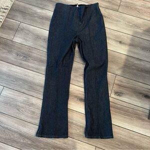 SPANX Navy Blue TG Denim Seamed Jeans Size XL